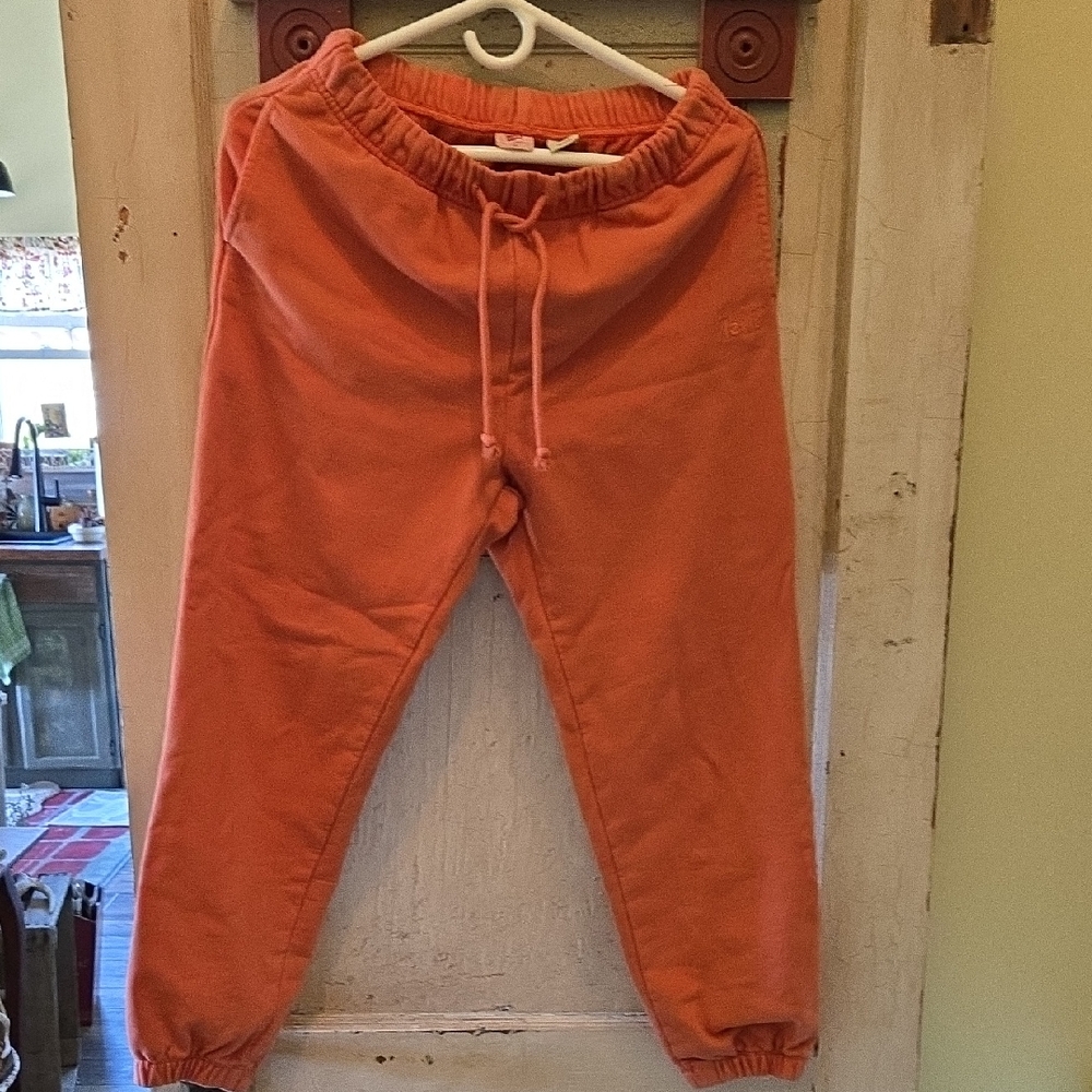 Levi's Orange Elastic Waist Jogger